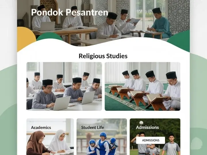 Website Pesantren